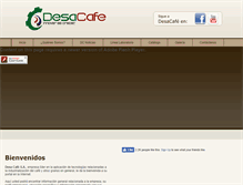 Tablet Screenshot of desacafe.com